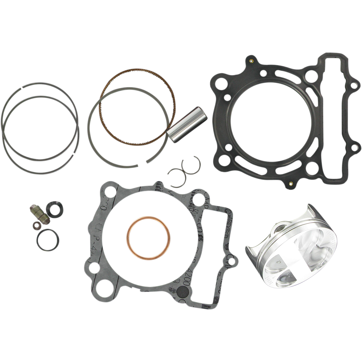 WISECO Piston Kit with Gaskets - 77.00 mm - Kawasaki | Suzuki PK1237