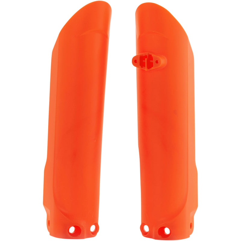 Acerbis Lower Fork Covers for Inverted Forks - Orange 2686005226