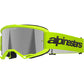 Alpinestars Vision 3 Goggle - Wordmark - Yellow Fluo - Silver Mirror 5103225-5299 | Goggles 