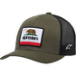 ALPINESTARS Cali 2.0 Hat - Military/Black - One Size 1212810506910OS