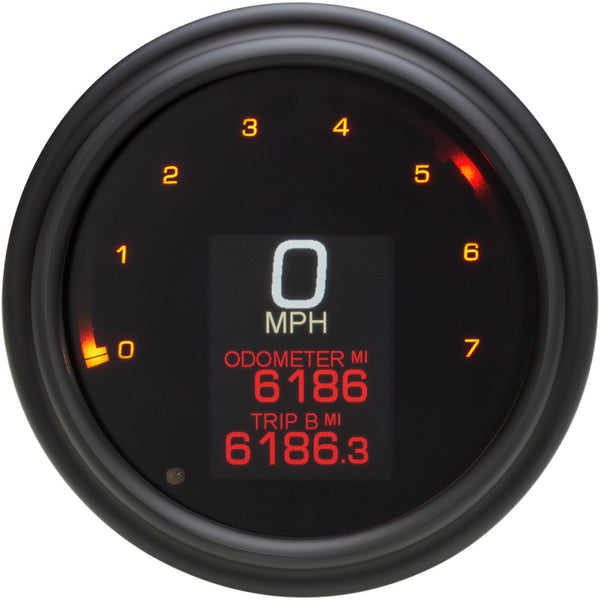 Dakota Digital Tank Speedometer - Black Bezel - 4.5" MLX-2004-K