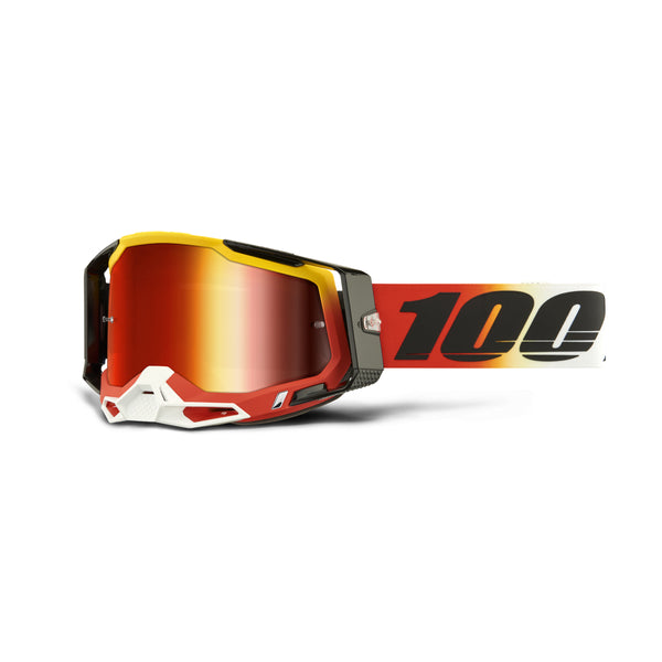 100Percent Racecraft 2 Goggle Ogusto Mirror Red Lens