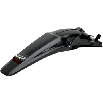 UFO Enduro Rear Fender - With LED Light - Black HO03646-001