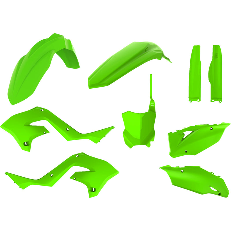 POLISPORT Restyled Body Kit - Fluorescent Green - KX 125/250 90936 by Polisport