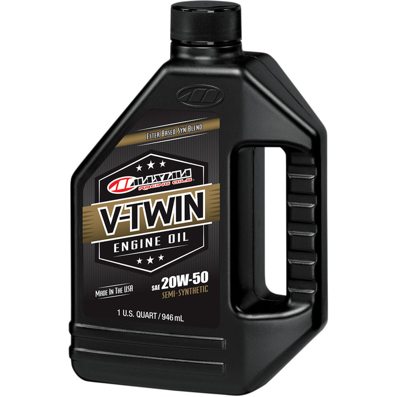 Maxima Racing Oil V-Twin Semi-Synthetic Engine Oil - 20W-50 - 1L 30-14901