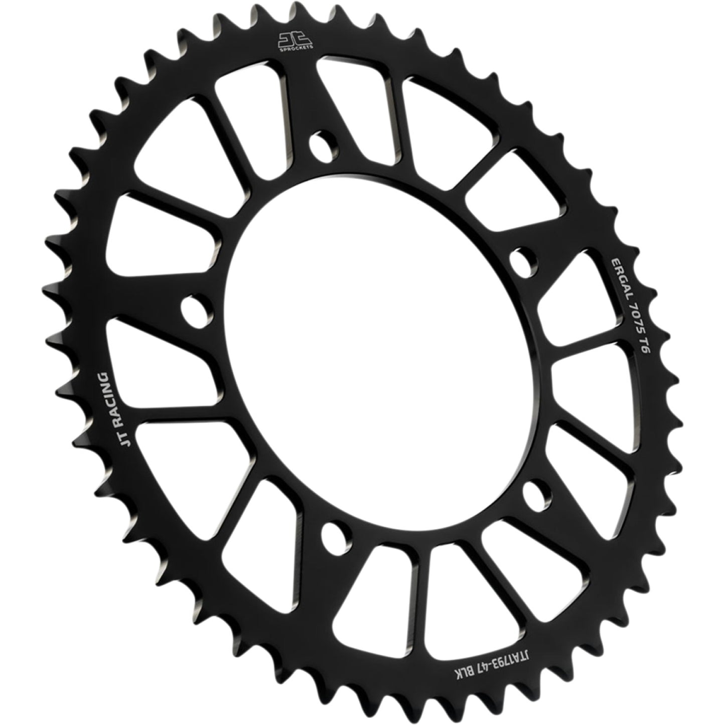 JT SPROCKETS Rear Sprocket - Suzuki - Black - 47 Tooth JTA1793.47BLK by JT Rear Sprockets   Aluminum/Alloy