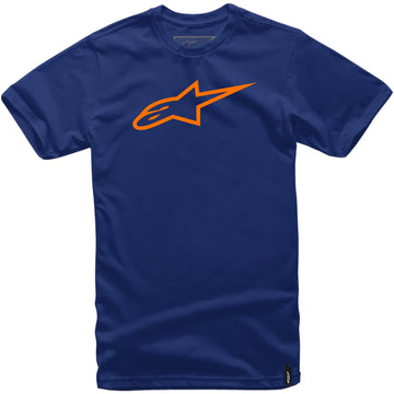 ALPINESTARS Ageless T-Shirt - Navy/Orange - Medium 1032720307032M