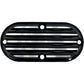 Joker Machine Inspection Cover - Black/Silver - Finned 06-95TC | Transmission Covers