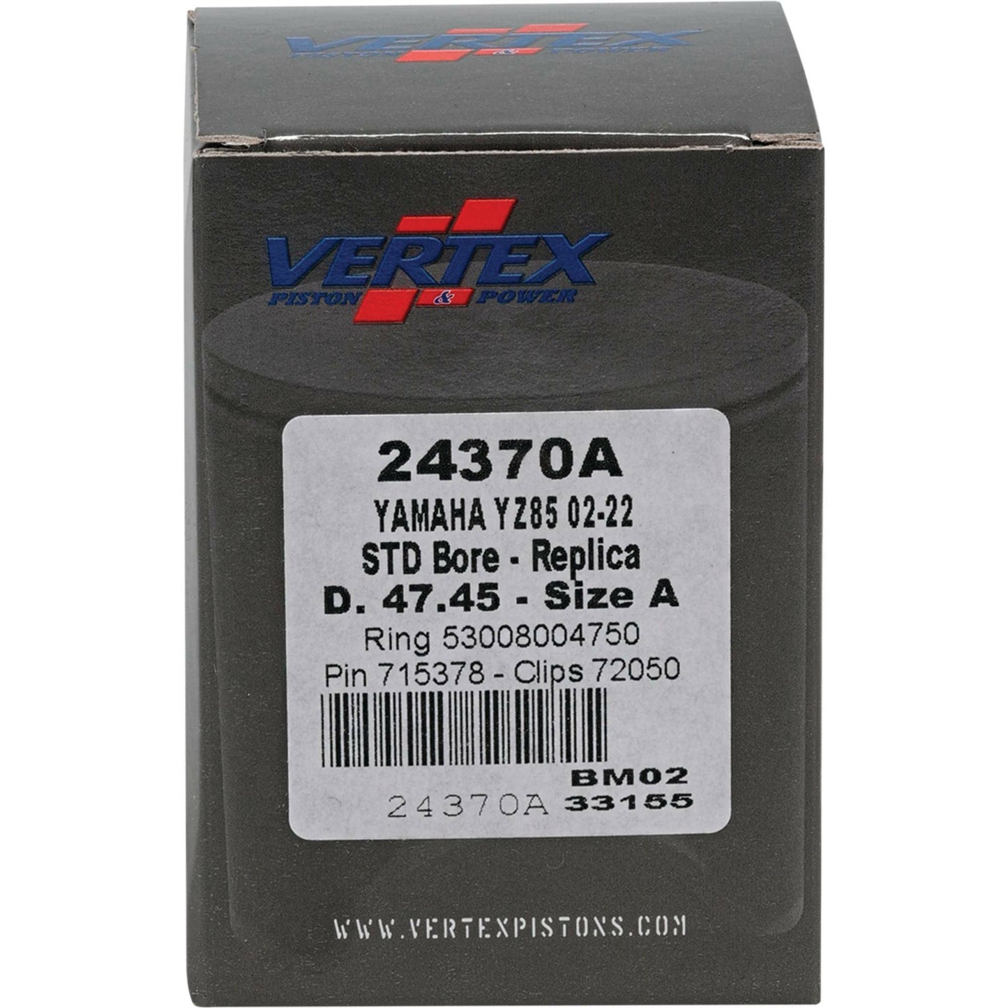 Piston Kit Cast 47.44/Std Yam