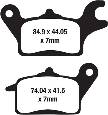 EBC Organic Brake Pads FA691