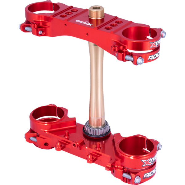 Xtrig Triple Clamp - 22 mm - Red 501330101201