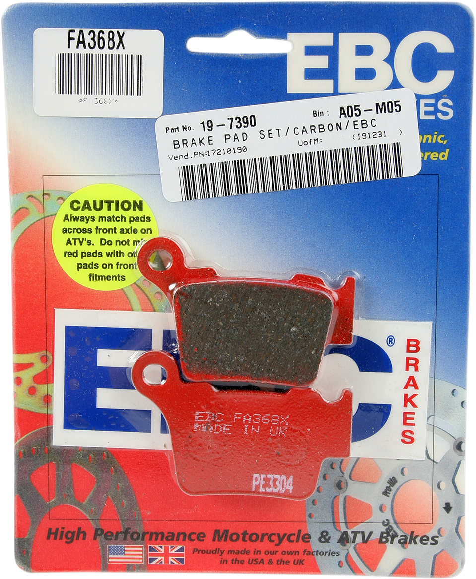 EBC Sport Carbon Brake Pads FA368X