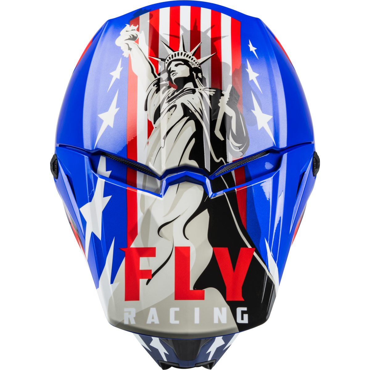 Fly Kinetic Youth Racing Patriot Helmet Red/White/Blue YM