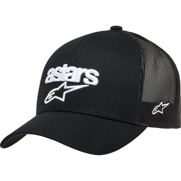 ALPINESTARS Pedigree Hat - Black/White - One Size 1232-81040-1020