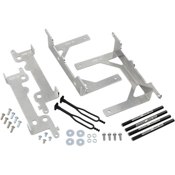 Moose Racing Radiator Braces - Silver - Beta 11-4018