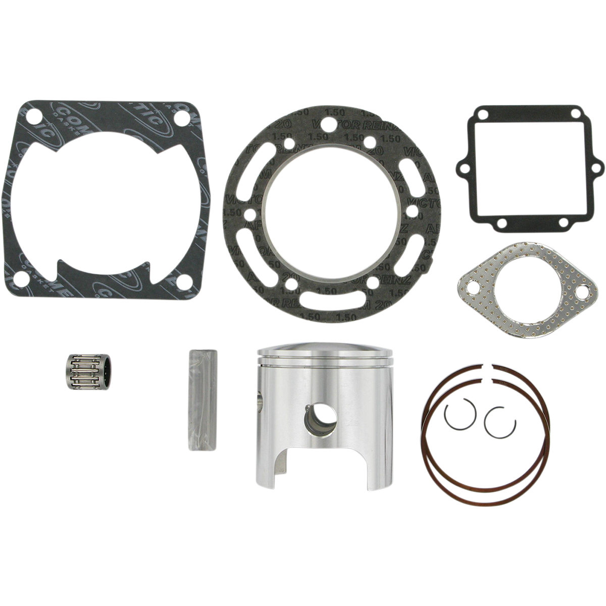 WISECO Piston Kit with Gaskets - 90.00 mm - Arctic Cat | Kawasaki | Suzuki PK1661