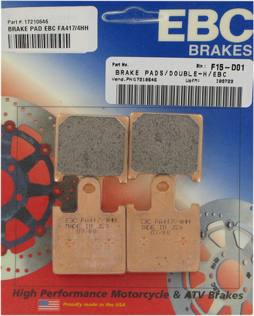 EBC HH Brake Pads FA417/4HH