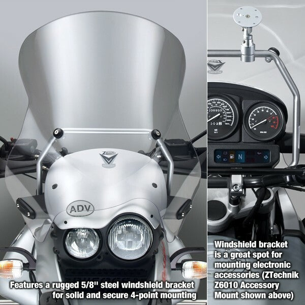 ZTechnik VStream+ Windscreen Tall Touring Clear BMW - BMW R1150GS Adventure (2002-2005)