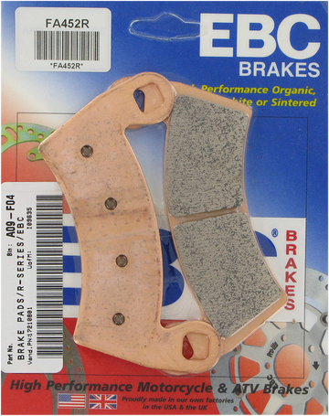 EBC Sintered "R" Brake Pads FA452R