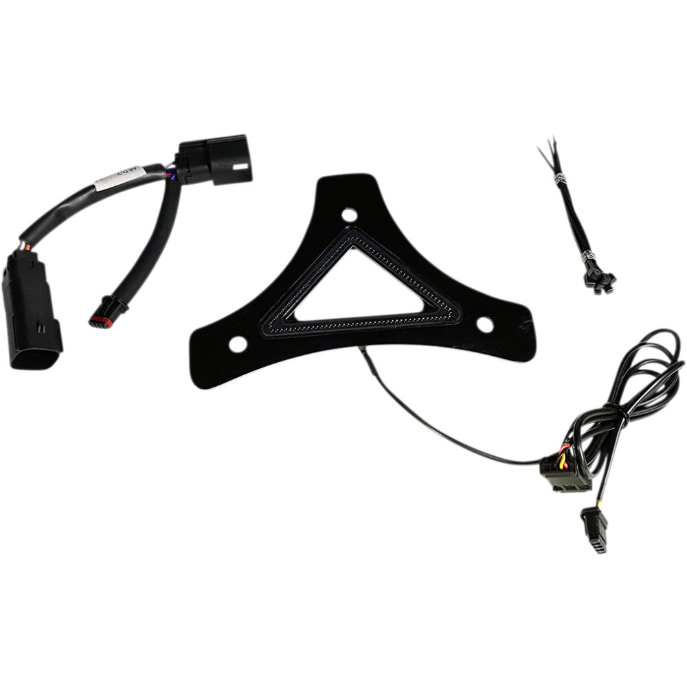 Custom Dynamics LED Backrest Light - Run/Brake - Black CD-BR-SS6-B