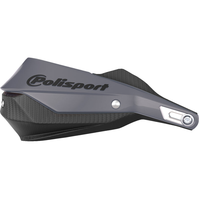 POLISPORT Handguards - Trail Blazer - Gray/Black 8308800007 by Polisport