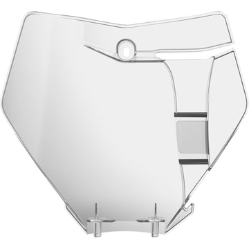 POLISPORT Number Plate - Clear - KTM SX/SXF 8666400005 by Polisport