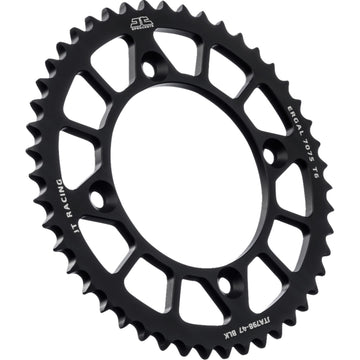 JT SPROCKETS Rear Sprocket - Black - 47 Tooth - Suzuki/Yamaha JTA798.47BLK by JT Rear Sprockets   Aluminum/Alloy