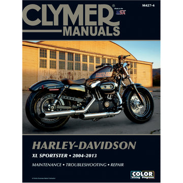 CLYMER Manual - Harley-Davidson - XL Sportster '04-'13 CM4274