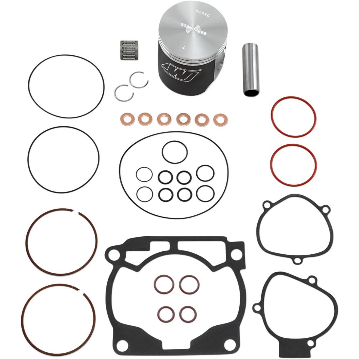 WISECO Piston Kit with Gasket - 72.00 mm - Husaberg | Husqvarna | KTM PK1870