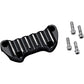 Covingtons Billet Aluminum Handlebar Clamp - Finned - Black C1225-B