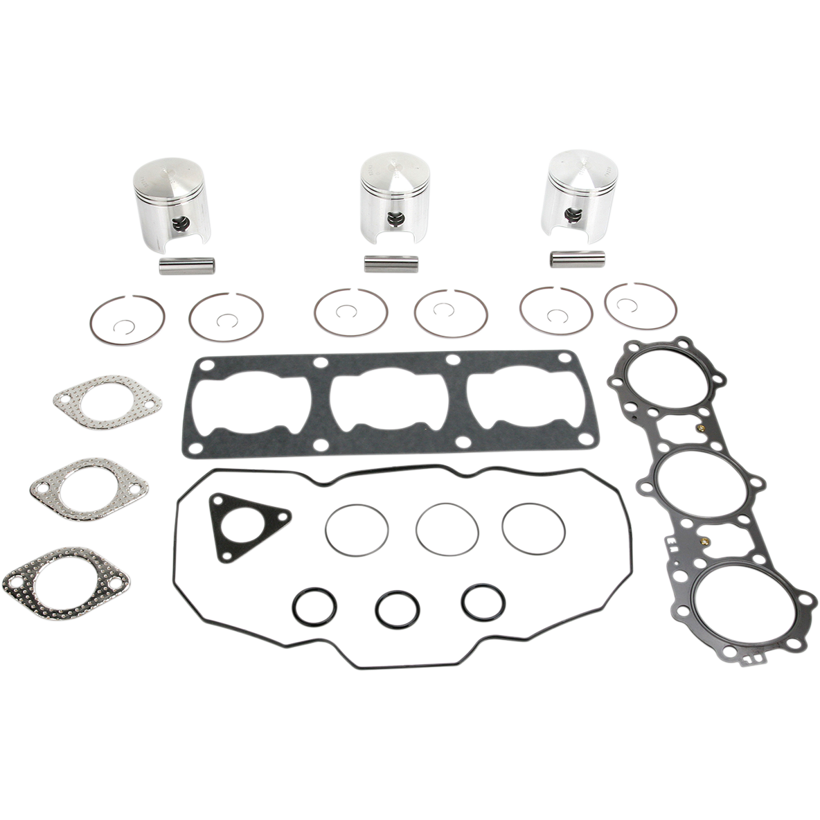 WISECO Piston Kit with Gaskets - 72.50 mm - Fuji Engine Type - Polaris SK1160