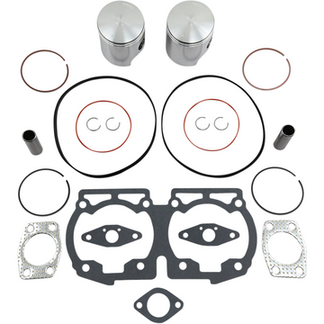 WISECO Piston Kit with Gaskets - 68.00 mm - 454 Engine Type - Ski-Doo SK1206