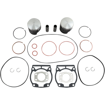 WISECO Piston Kit with Gaskets - 72.00 mm - 537 Engine Type - Ski-Doo SK1211