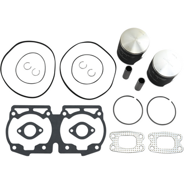 WISECO Piston Kit with Gaskets - 76.00 mm - 582 Engine Type - Ski-Doo SK1219