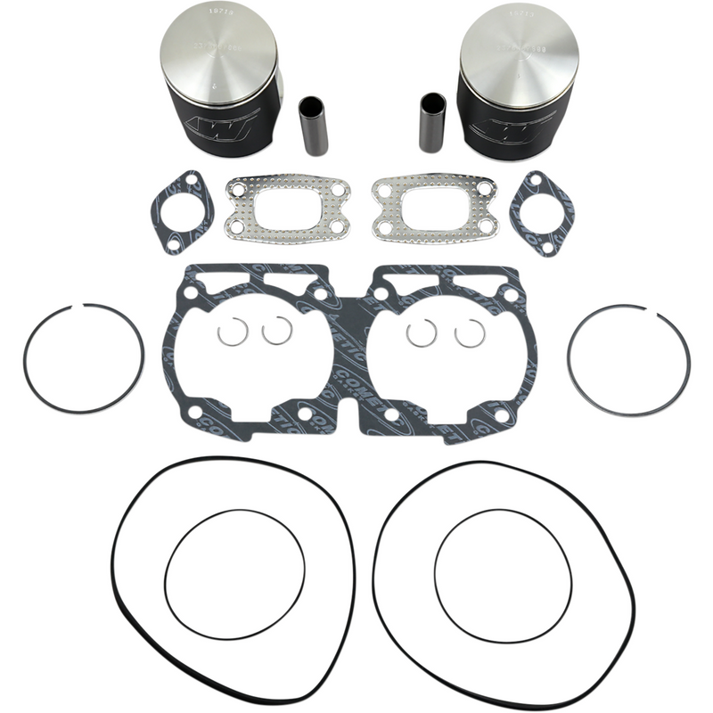Wiseco Piston Kit with Gaskets - 78.00 mm - 582 Engine Type - Ski-Doo SK1223
