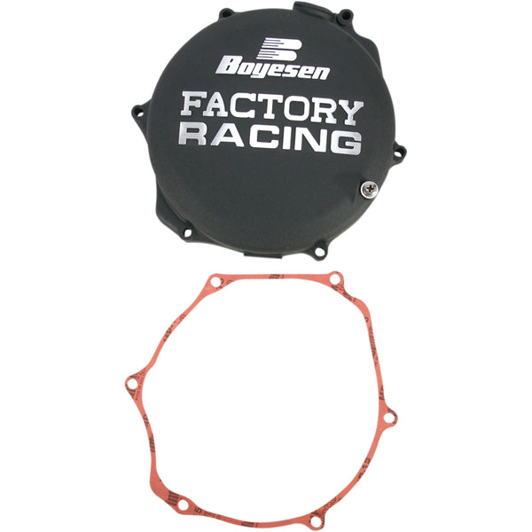 Boyesen Clutch Cover - Black - Suzuki CC-26AB