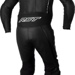 RST S1 CE Leather Suit - Black/Black/White - 5XL