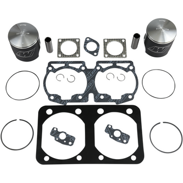 WISECO Piston Kit with Gaskets - 77.50 mm - 643 Engine Type - Ski-Doo SK1234