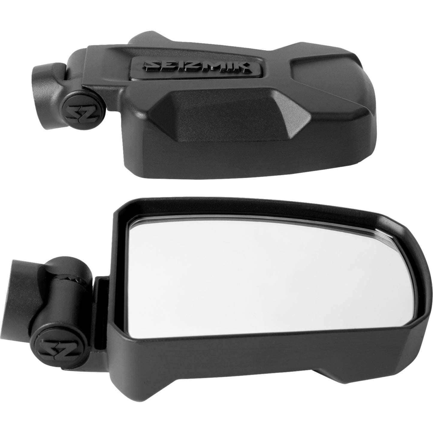 SEIZMIK Mirrors - Pursuit - Side View - Rectangle - Black - 1.75" ROPS 56-18071