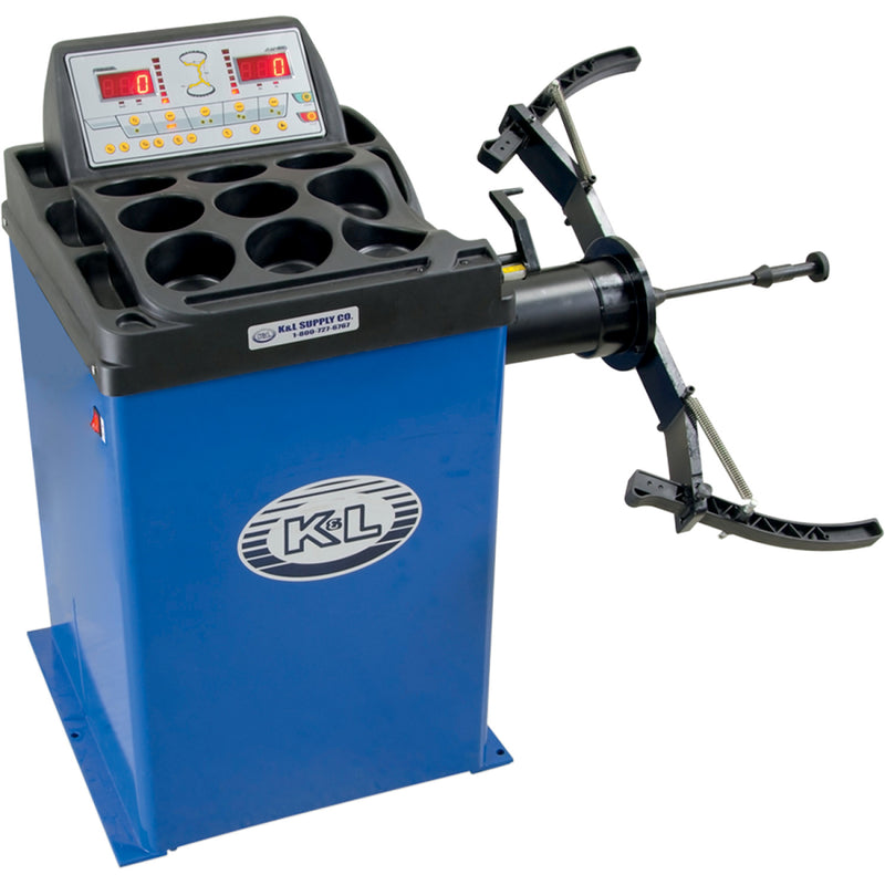 K&L Supply Wheel Balancer - MC205 - Blue 37-9999 | Tire Mounting & Balancing Products