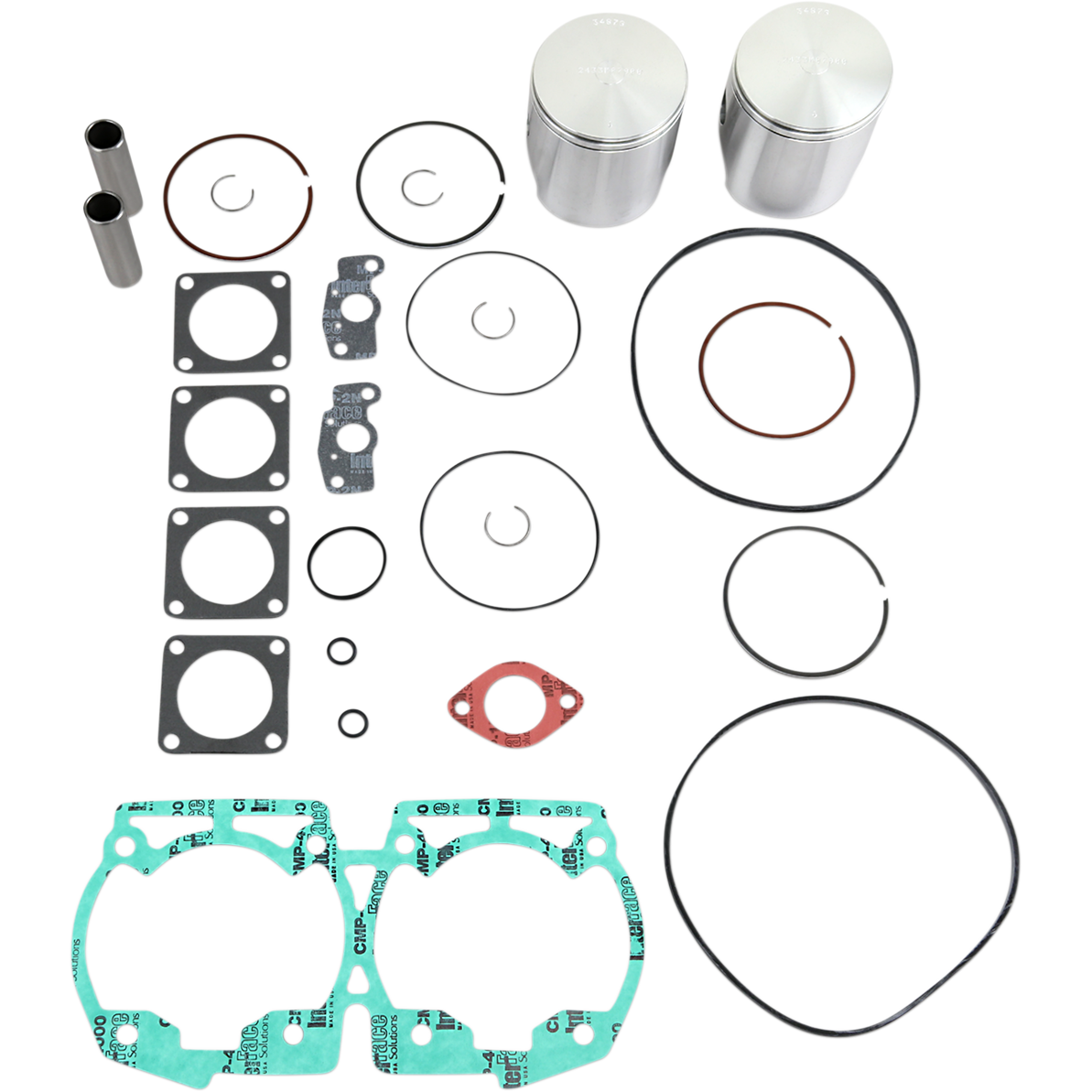 WISECO Piston Kit with Gaskets - 79.00 mm - 670 H.O. Engine Type - Ski-Doo SK1313