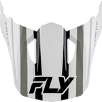 FLY Racing Kinetic Sync Helmet Visor - White / Black / Grey