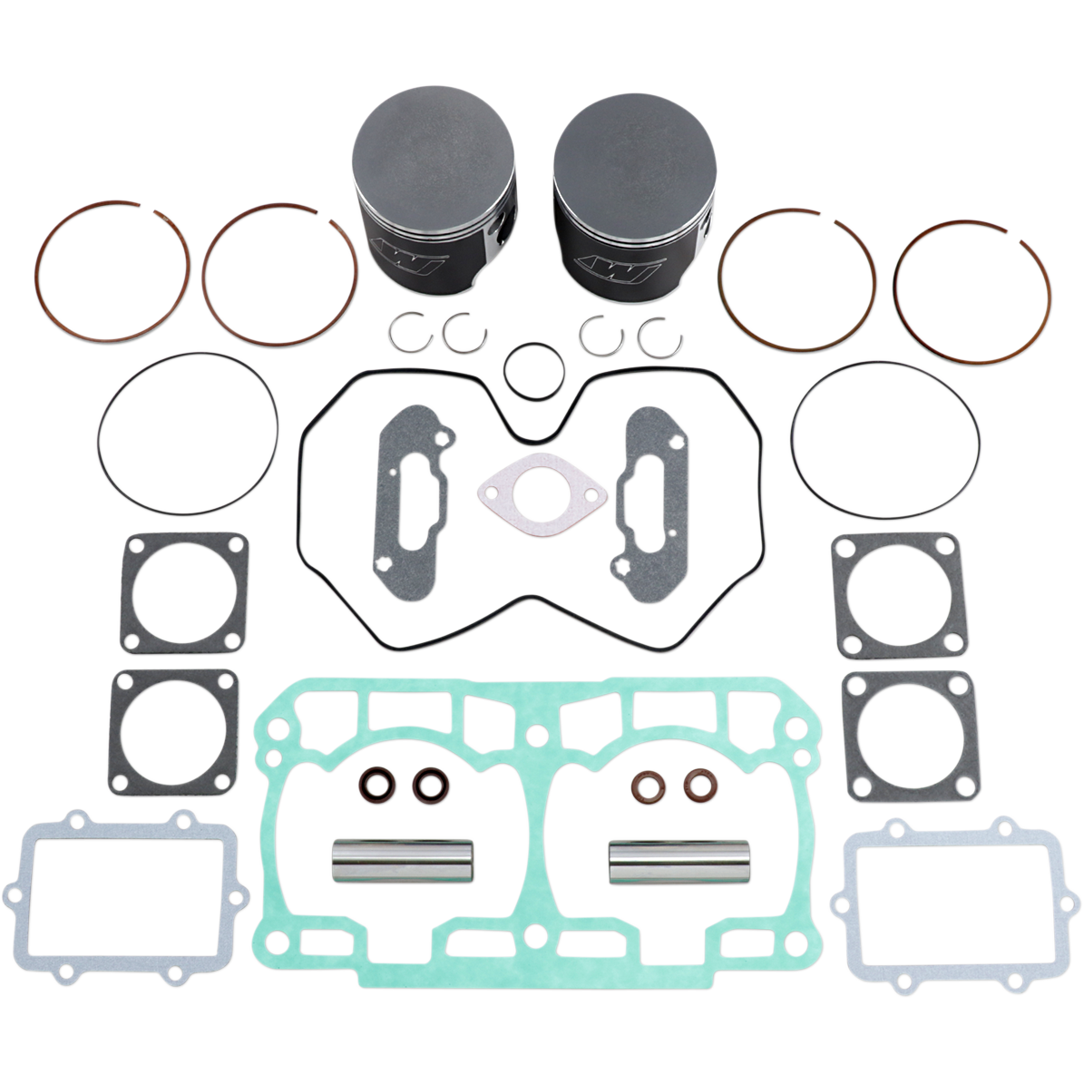 WISECO Piston Kit with Gaskets - 82.00 mm - 800R PTEC Engien Type - Ski-Doo SK1399