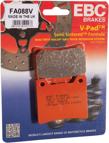 EBC Semi-Sintered Brake Pads - FA88V FA88V