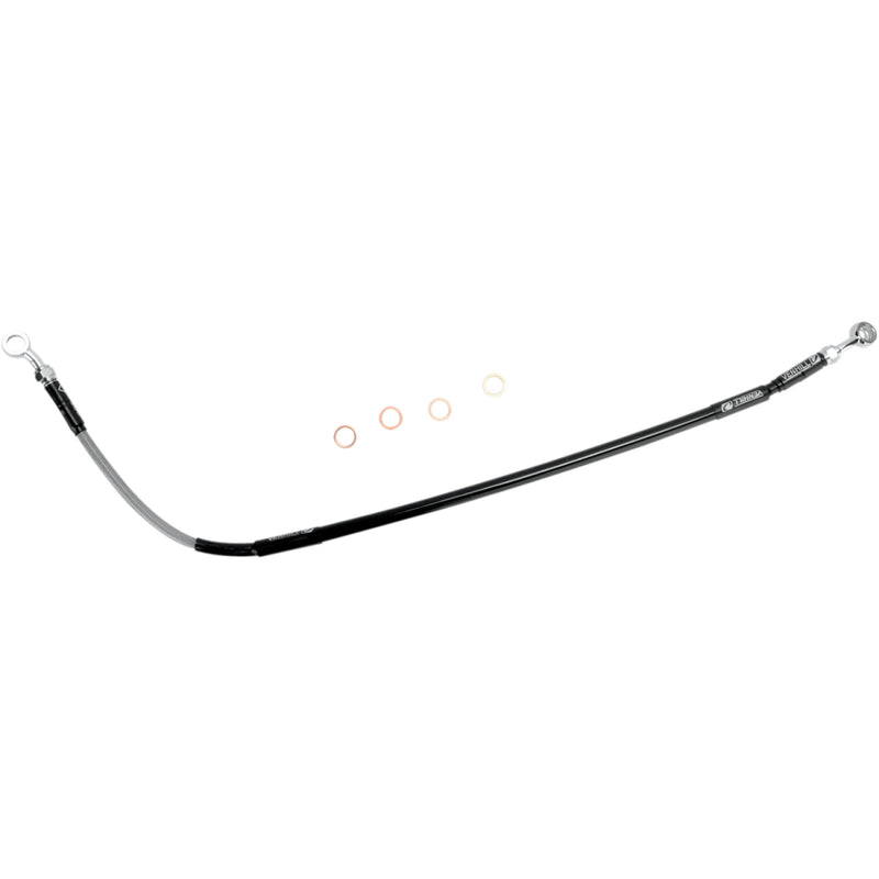 Moose Racing Brake Line - Rear - Stainless Steel - Honda H02-2-035/P