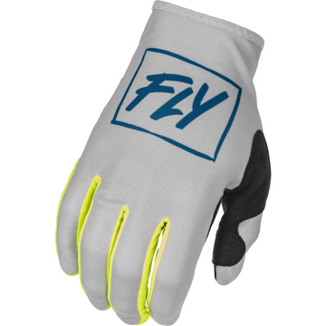 Fly Lite Gloves Grey/Teal/Hi-Viz Medium | Gloves