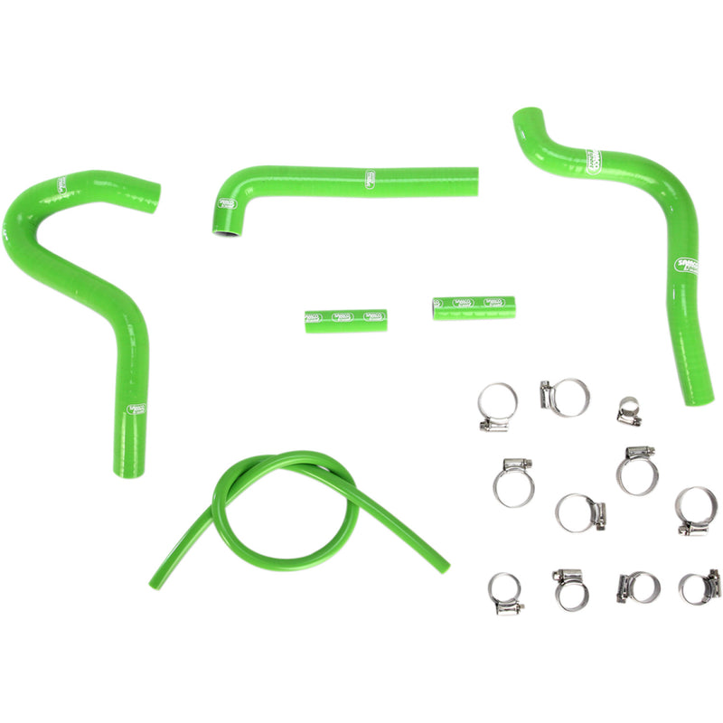 Moose Racing Race Fit Radiator Hose Kit - Green - Kawasaki MBU-KAW-27-GR
