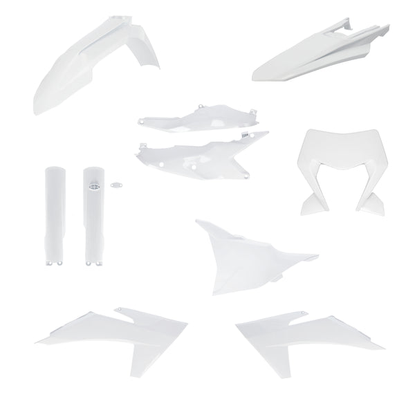Plastic Kit  Full Ktm White
