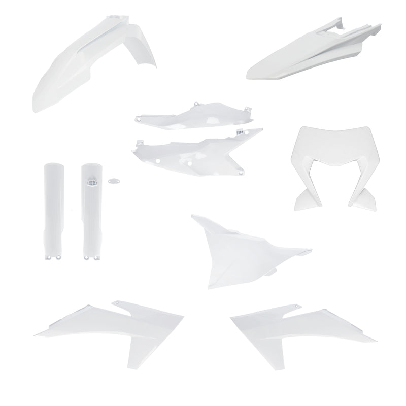 Plastic Kit  Full Ktm White