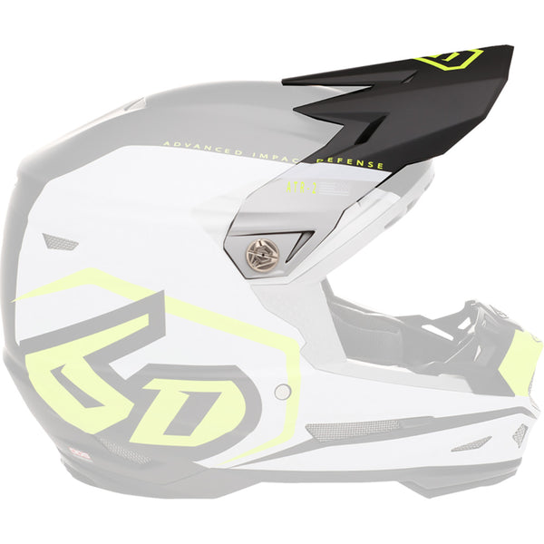 6D Helmets ATR-2 Visor - Delta - Neon Yellow 72-6122